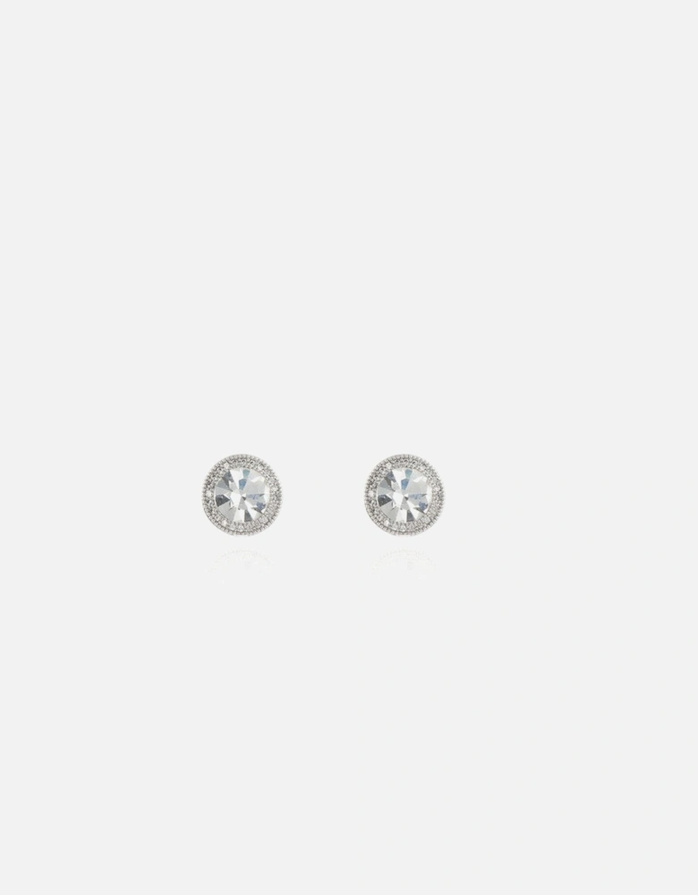 Cachet Tamar Earrings Clear Crystal Rhodium plated