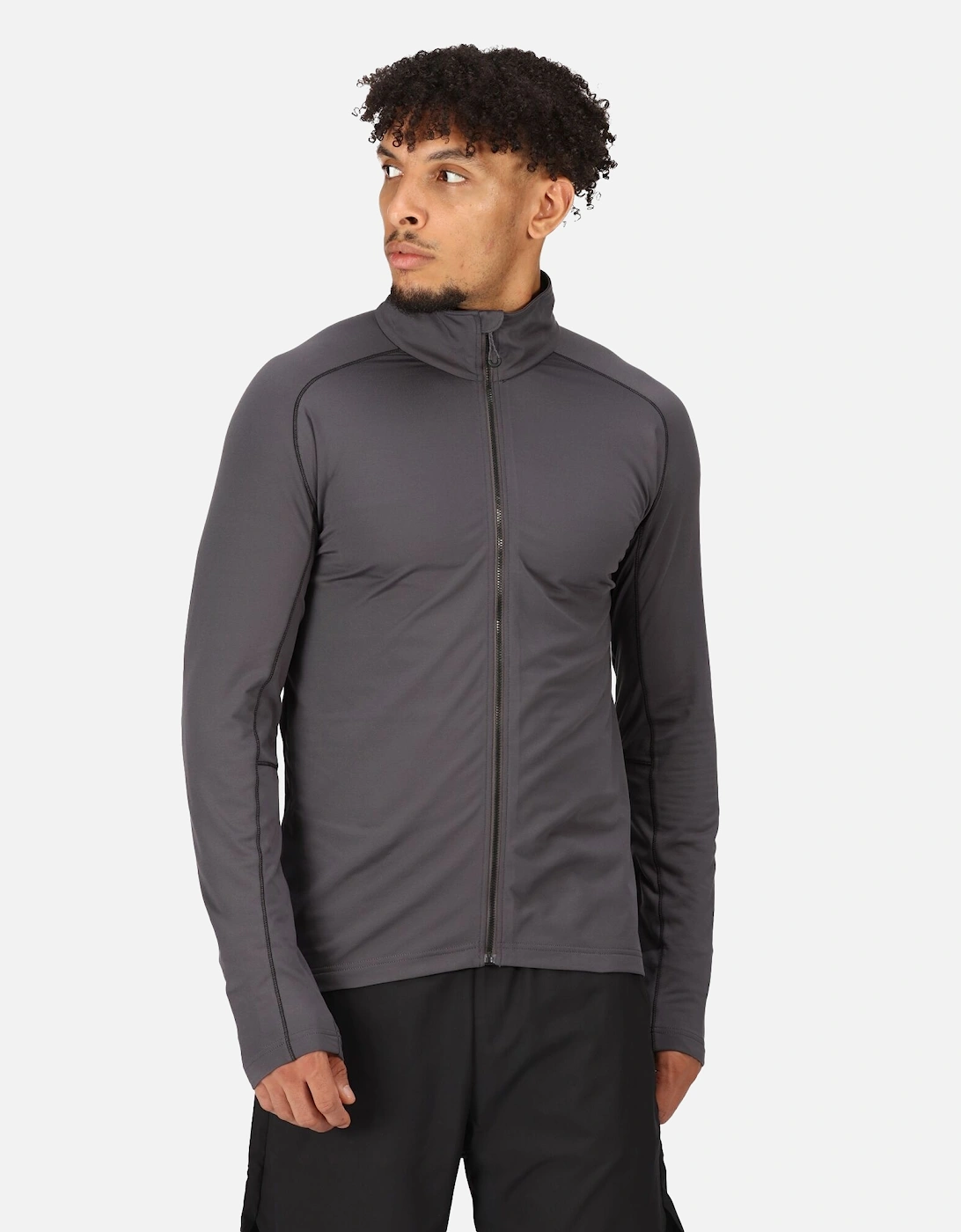 Mens Core Stretch Full Zip Midlayer