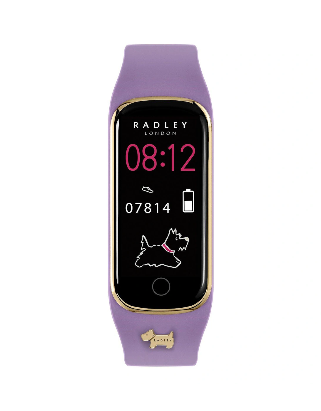 Ladies Series 8 Amethyst Silicone Strap Smart Watch, 2 of 1