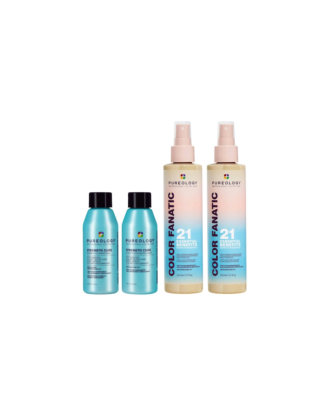 Color Fanatic Duo (2x 200ml) + Strength Cure Mini 50ml Shampoo & Conditioner For Damaged, Coloured Hair (Worth £72.46), 2 of 1