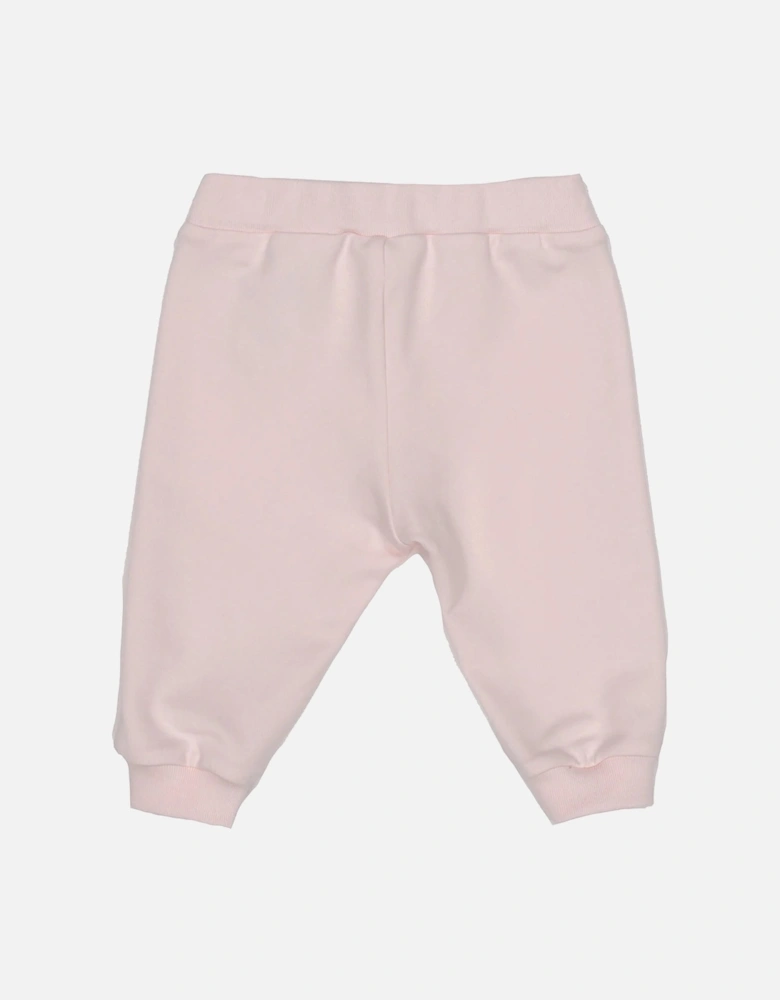 Baby Girls Logo Print Joggers Light Pink