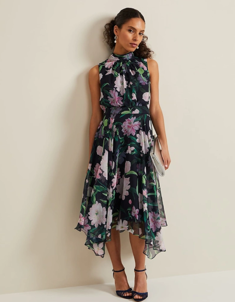 Petite Lucinda Floral Dress