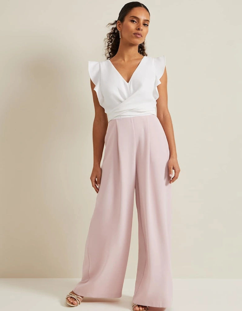 Petite Ayla Ruffle Jumpsuit