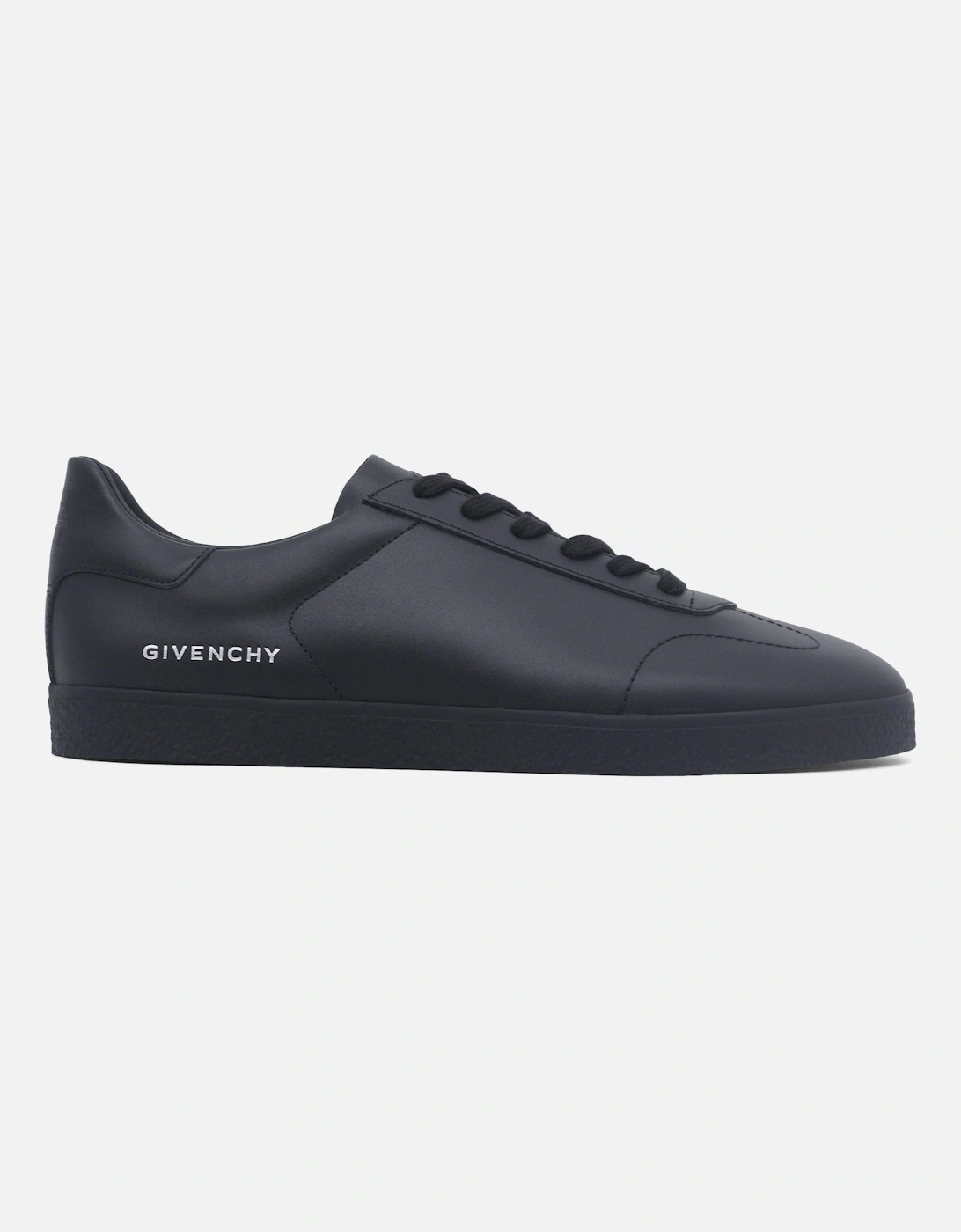 Town Leather Sneakers Black, 7 of 6