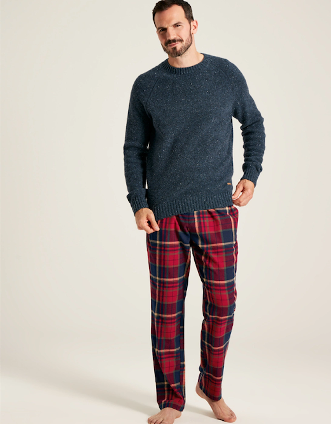 Men's The Sleeper Woven Pyjama Bottoms Red Tartan