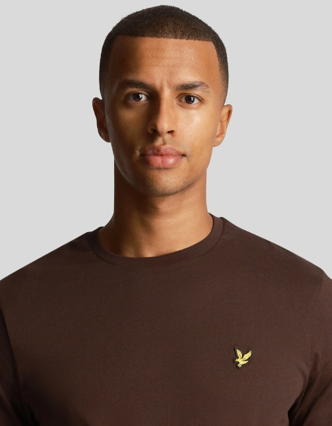 Lyle & Scott Branded Chest Logo Sediment T-Shirt