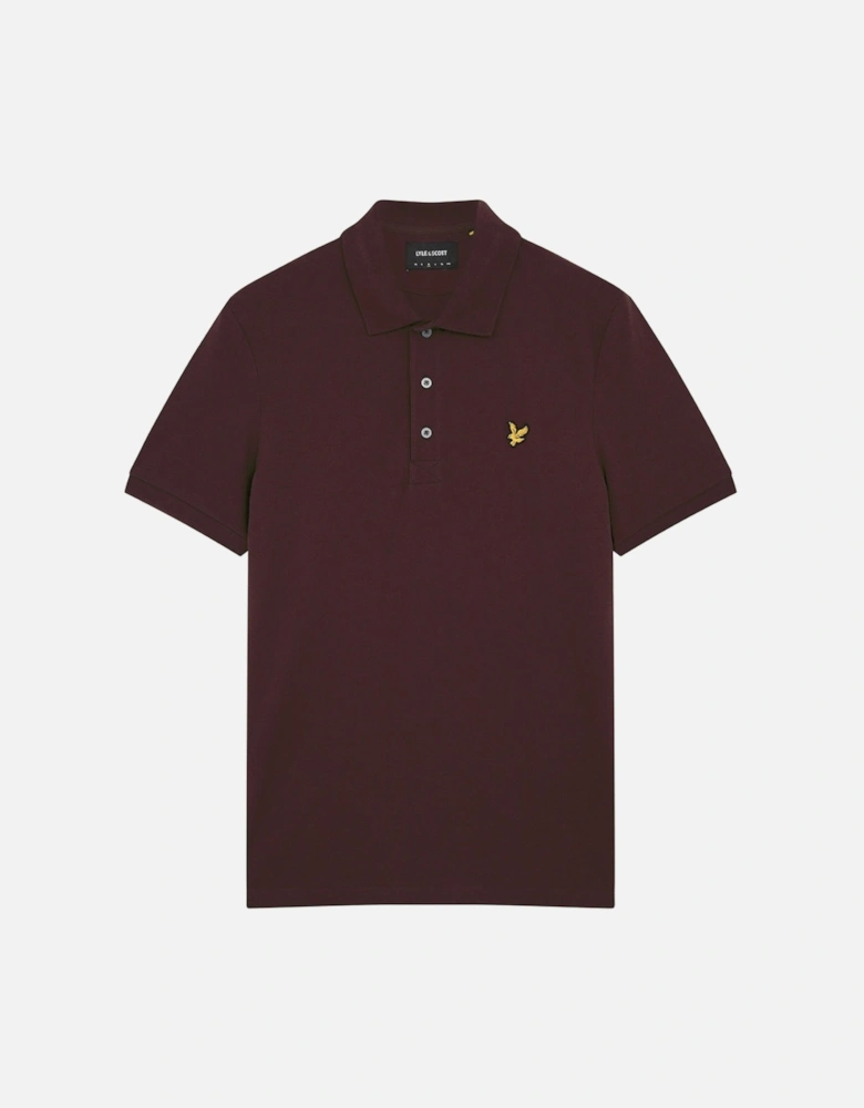 Lyle & Scott Branded Chest Logo Sediment Polo Shirt