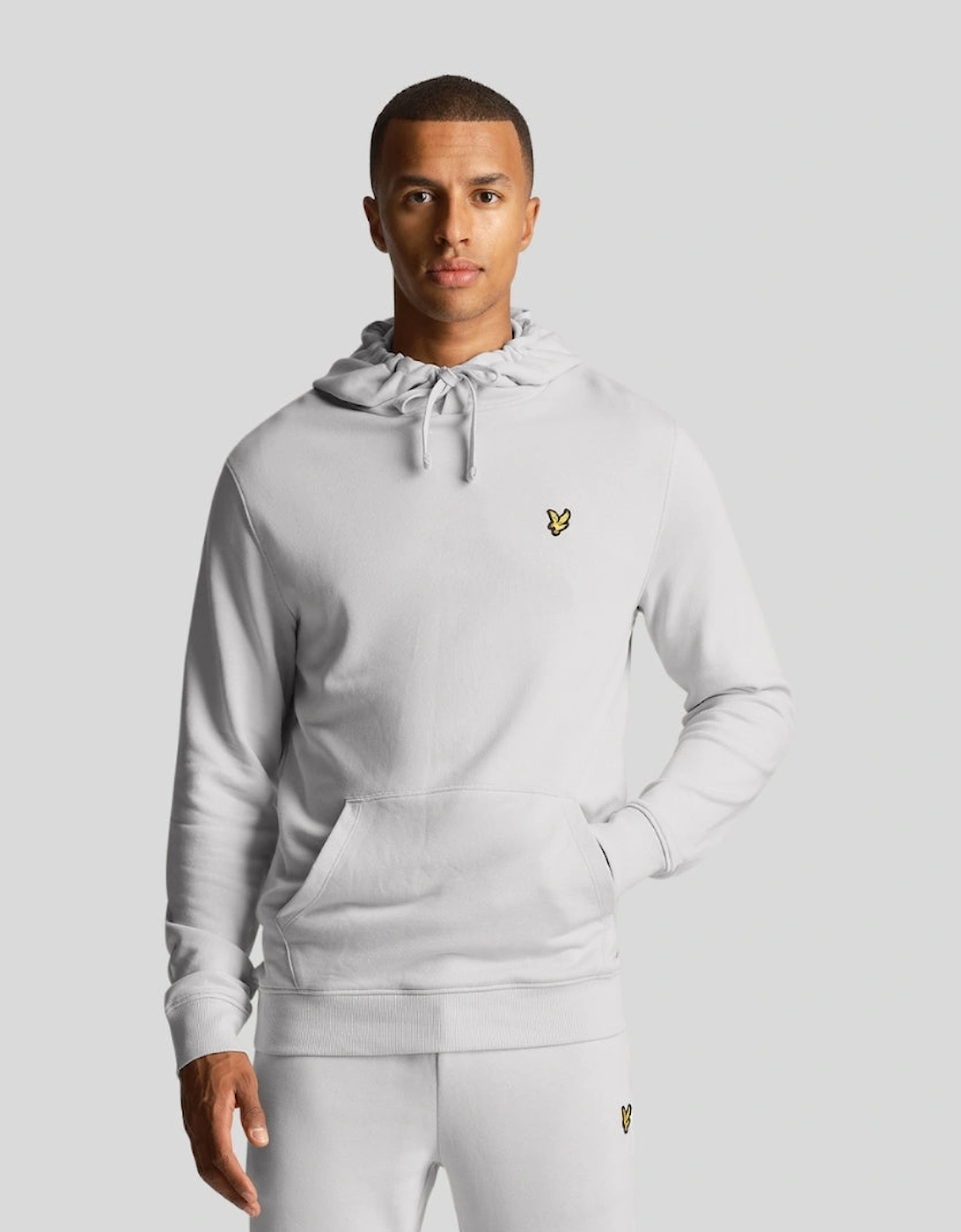 Lyle & Scott Branded Light Mist Pull-over Hoodie