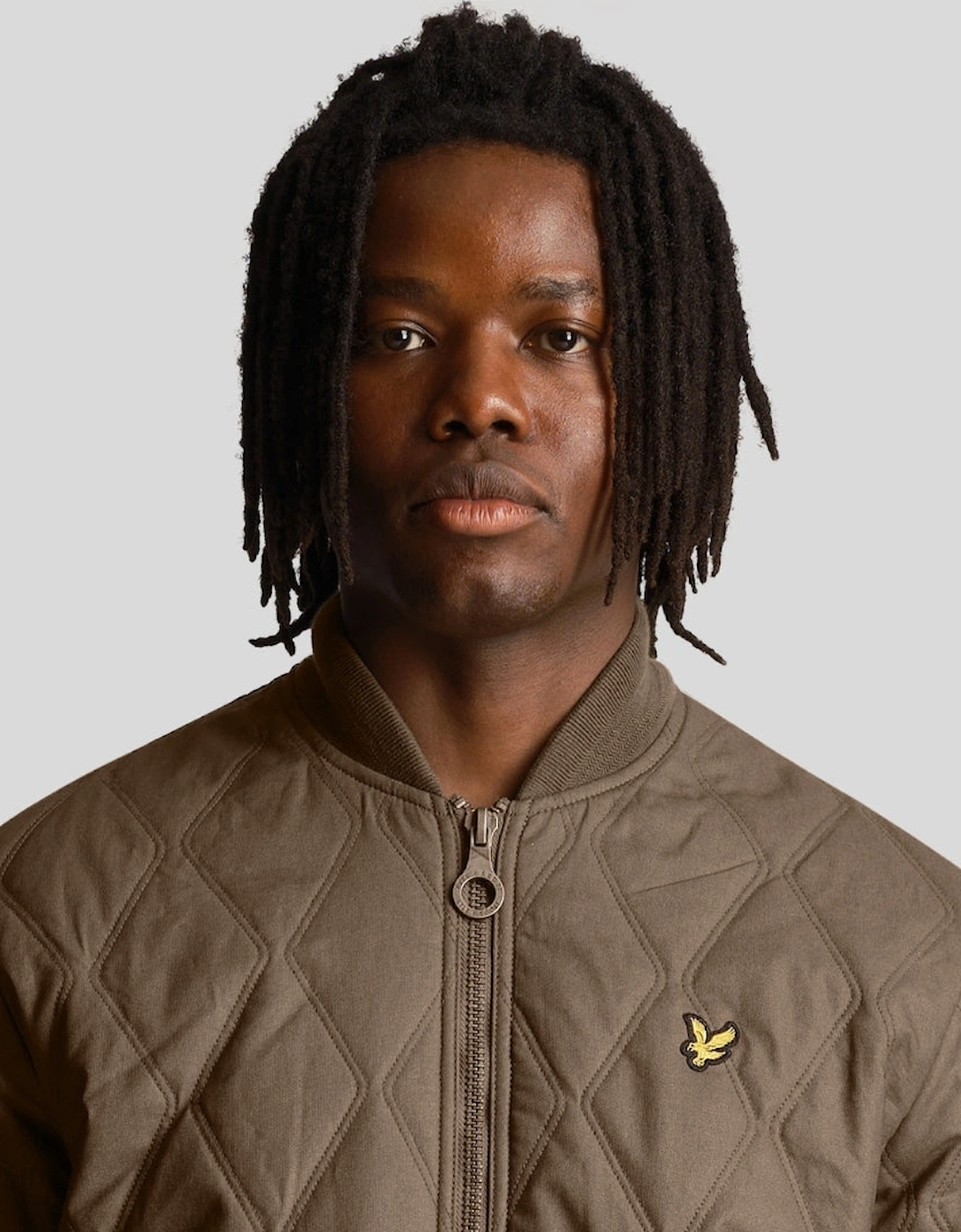 Lyle & Scott Branded Linden Khaki Short Lightweight Jacket