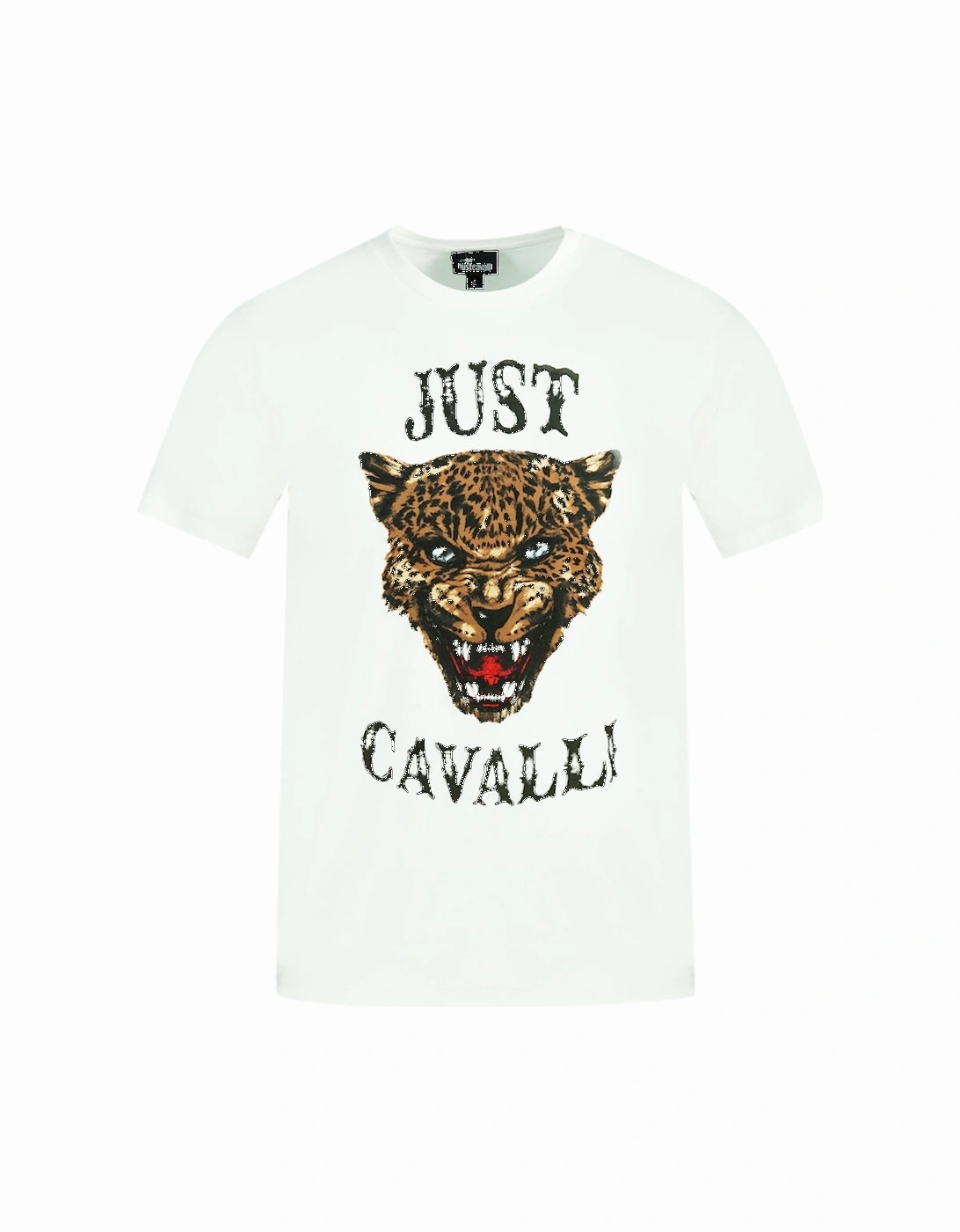 Leopard Logo White T-Shirt, 3 of 2