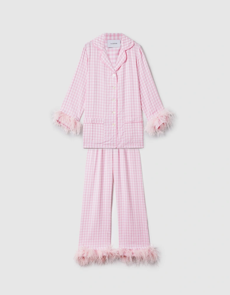 Sleeper Detachable Feather Pyjama Set