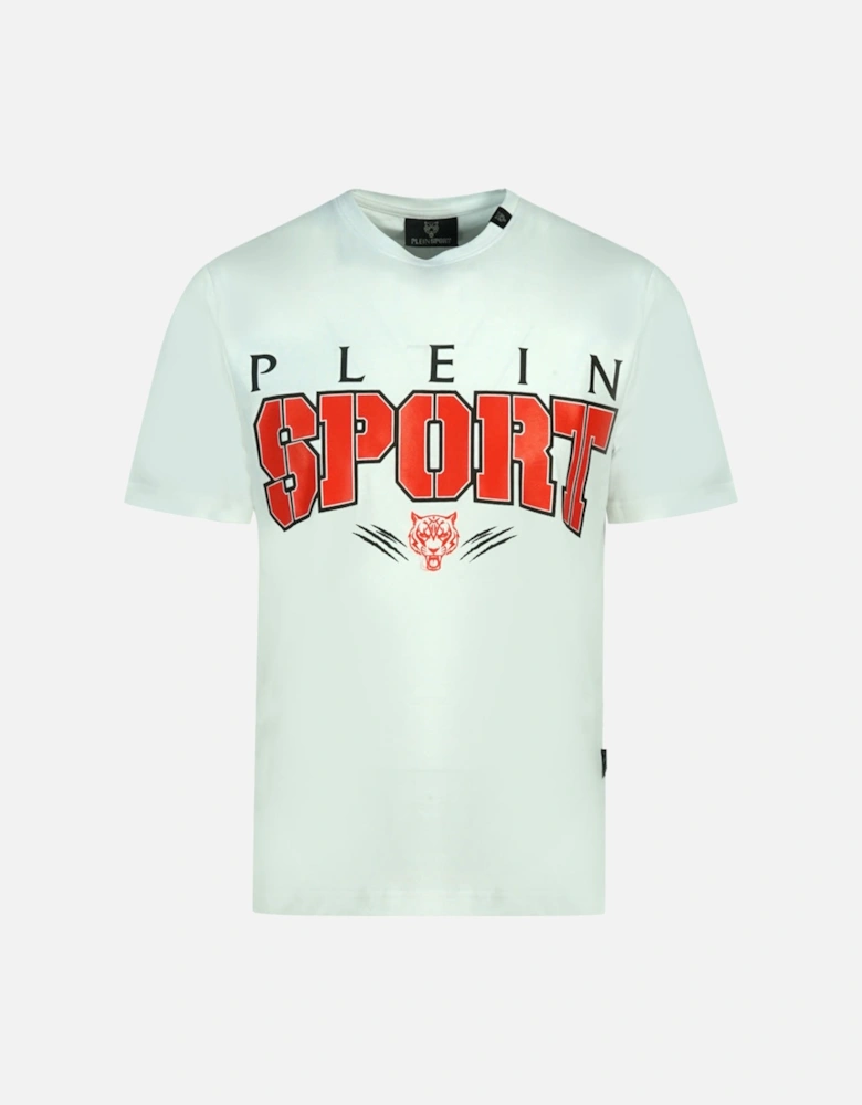 Plein Sport Bold Sport Logo White T-Shirt