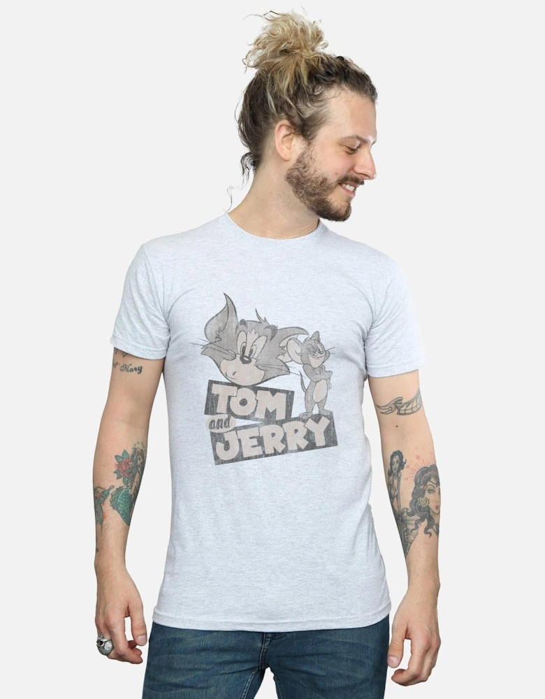 Tom and Jerry Mens Wink Cotton T-Shirt