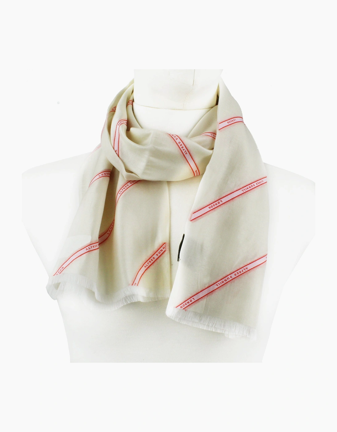 Dunhill Scarf - White - Size: ONE size