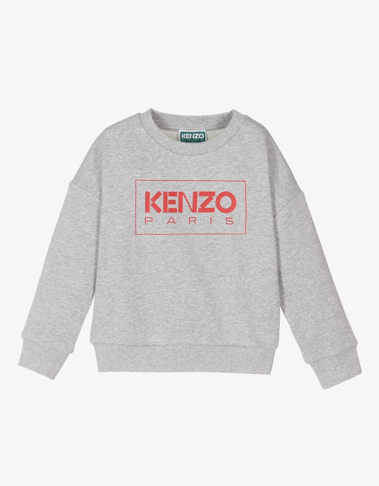 KIDS MARL GREY SWEATSHIRT