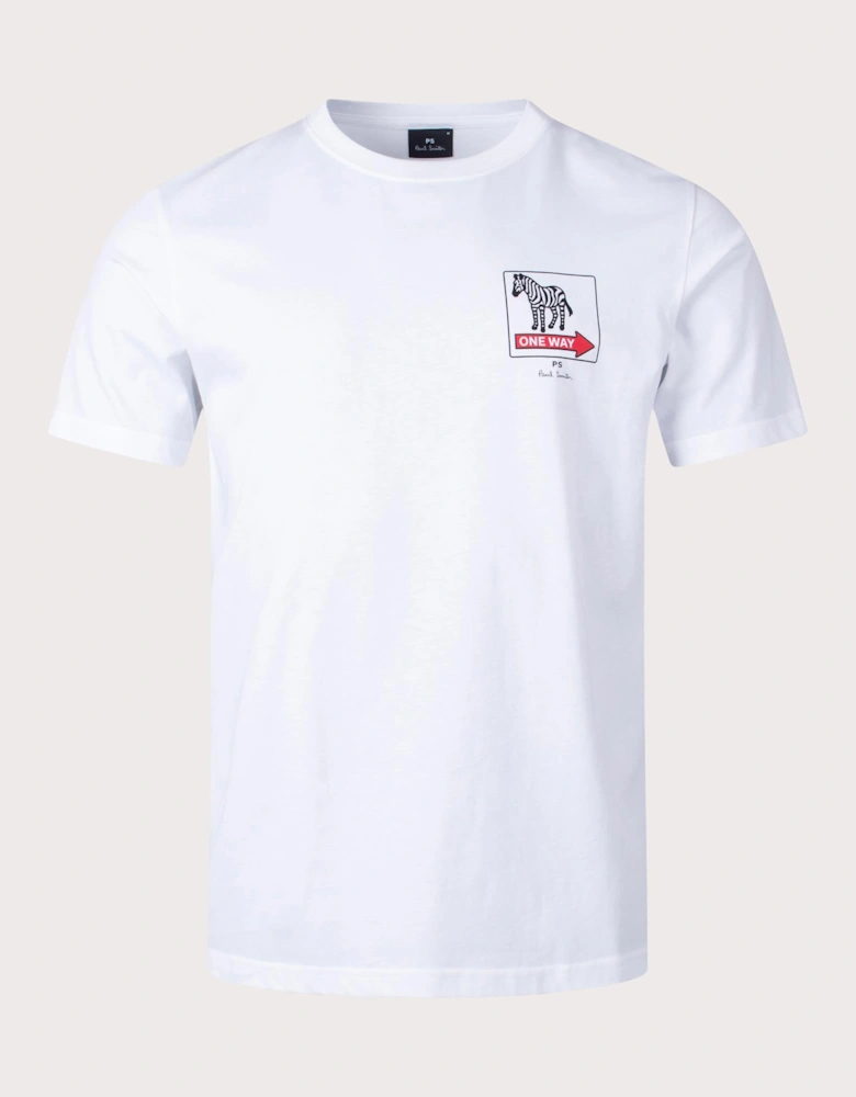 One Way Zebra T-Shirt