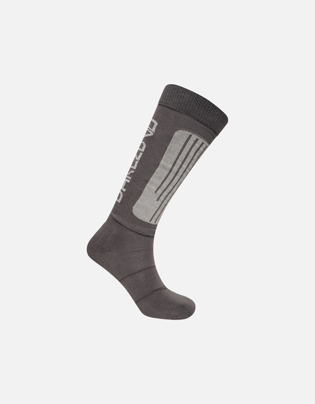 Womens Performance Seamless Padded Socks - Ebony Grey, 6 of 5