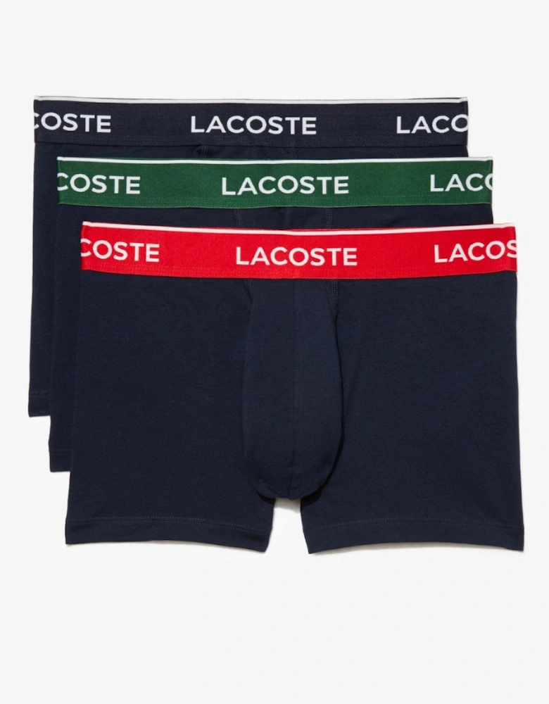 3 Pack Contrast Mens Casual Trunks