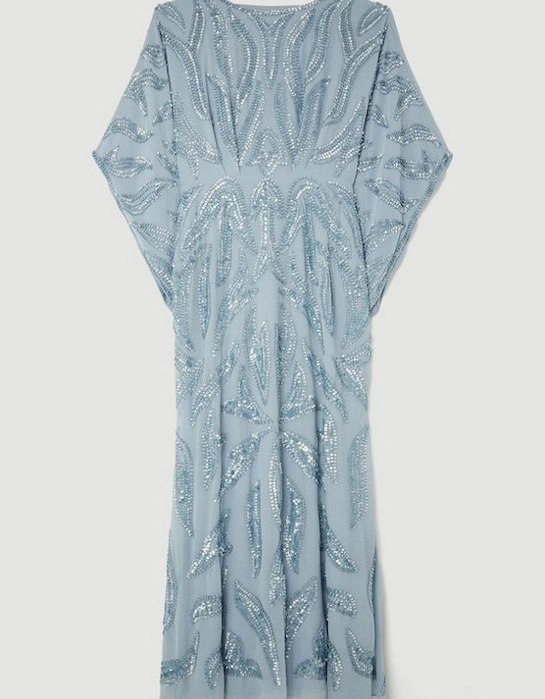 Embellished Woven Maxi Dress