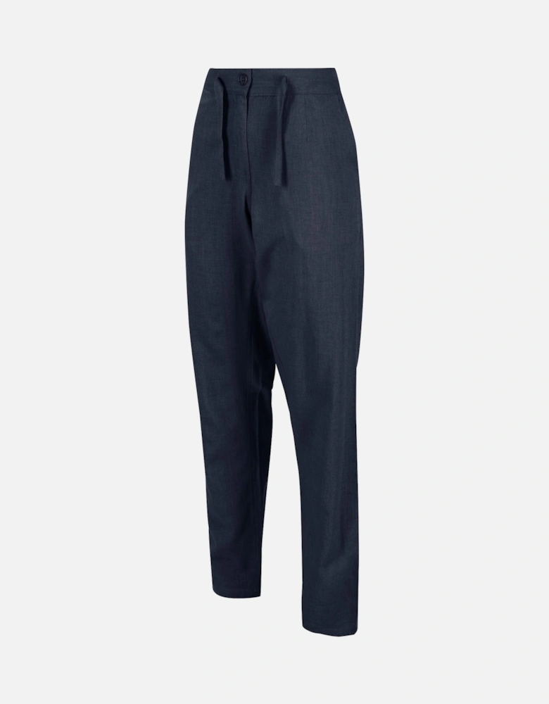 Womens/Ladies Maida Linen Trousers