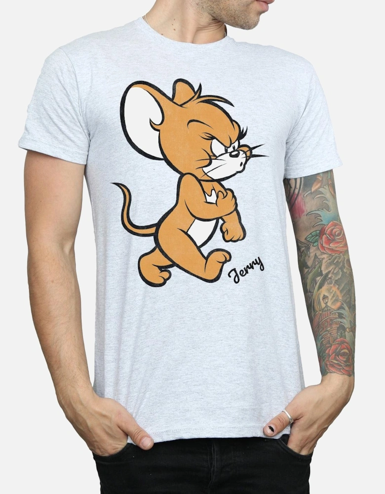 Tom and Jerry Mens Angry Mouse T-Shirt