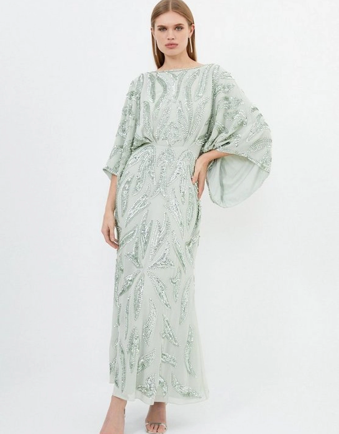 Embellished Woven Maxi Dress, 5 of 4