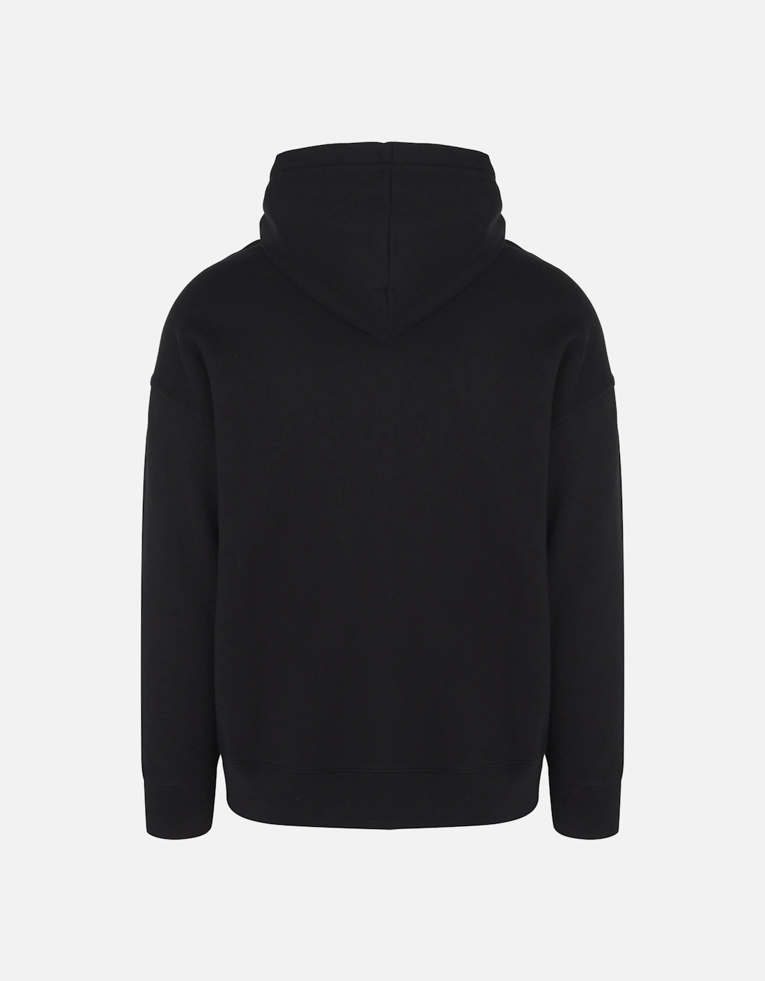 Cotton Hooded Top Black