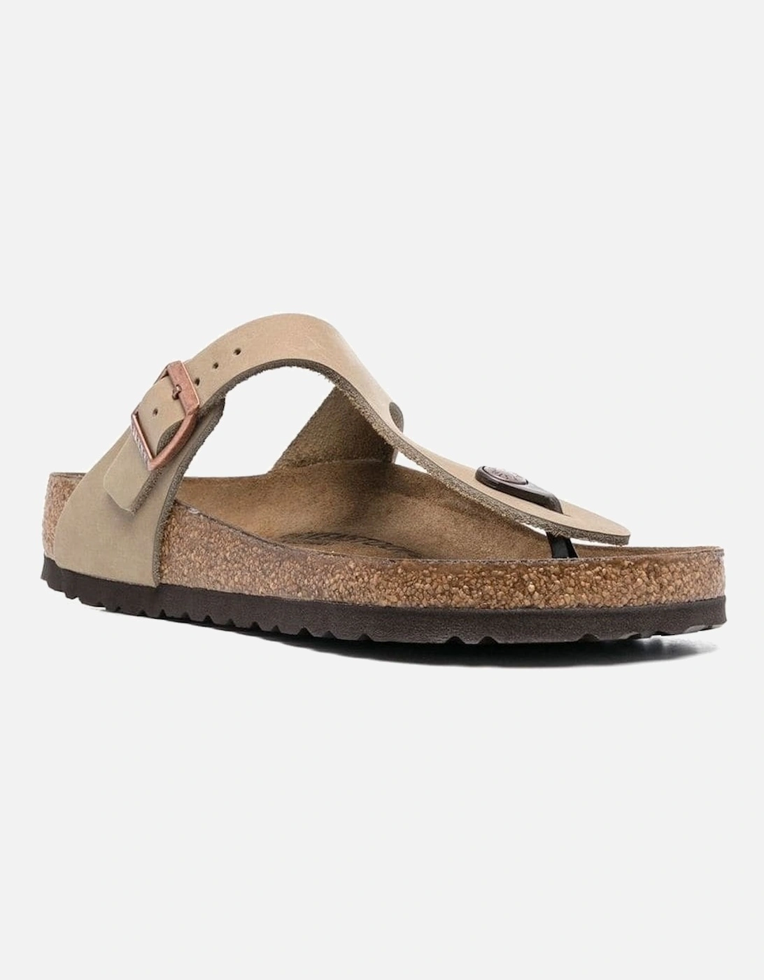 Gizeh Oiled Leather Sandal Tobacco