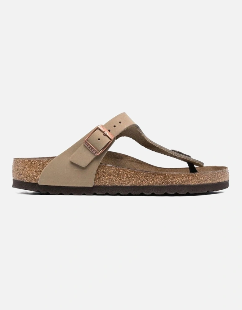 Gizeh Oiled Leather Sandal Tobacco