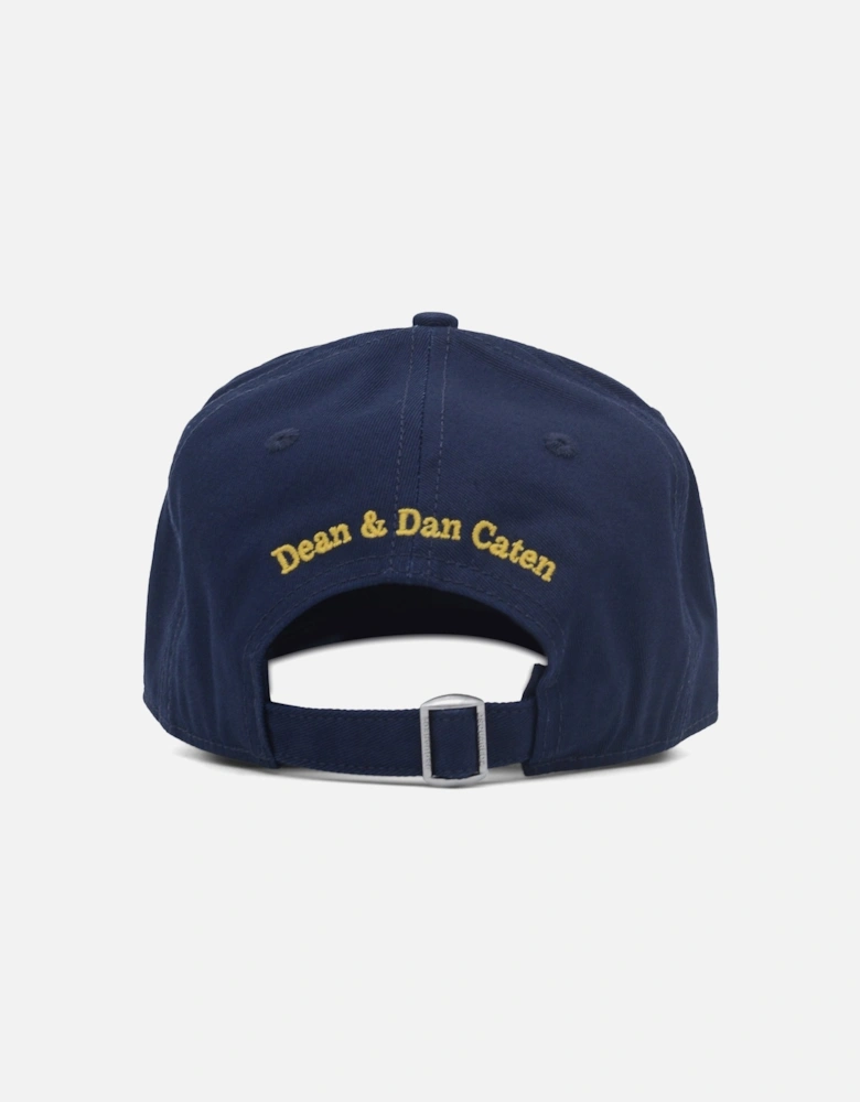 Cotton Canvas Logo Cap Navy