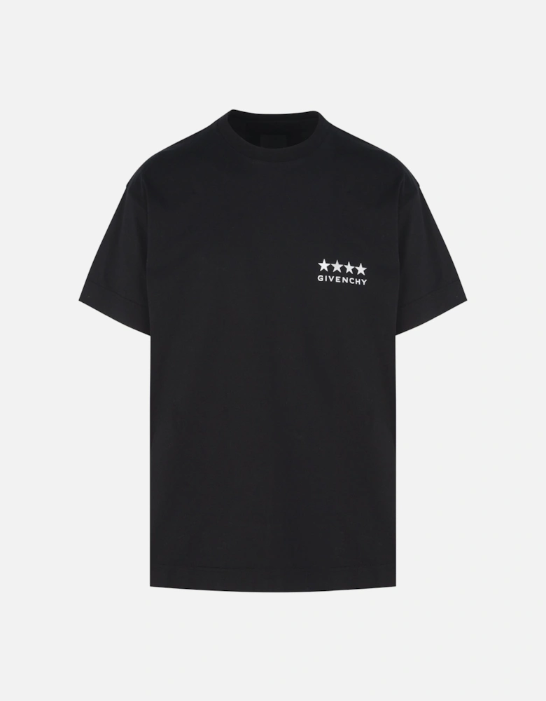 4G Cotton T-shirt Black