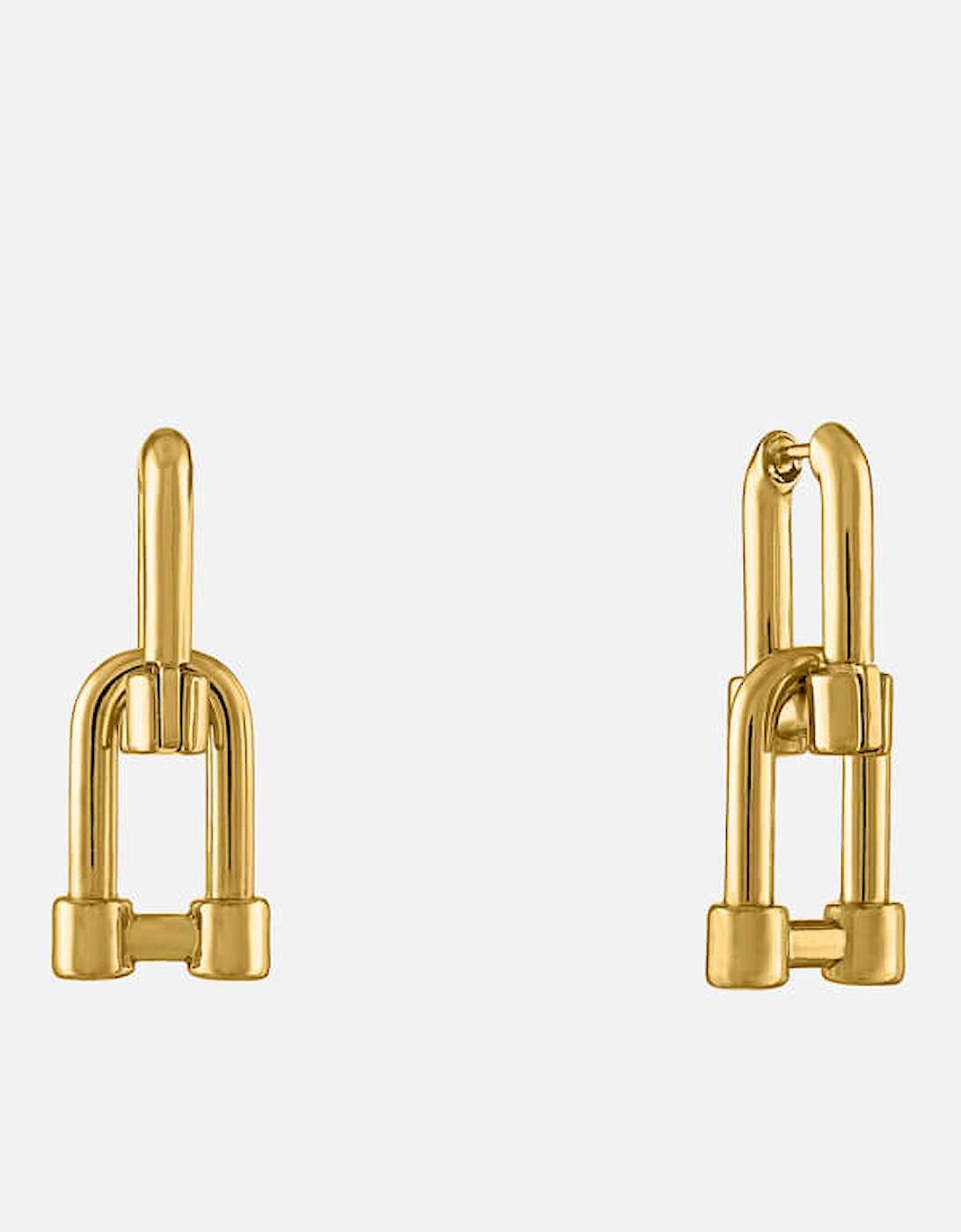 The Zoë Cylinder Drop 18 Karat Gold-Plated Earrings, 2 of 1