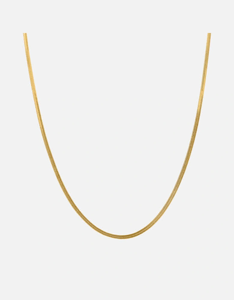 The Gidi Snake 18 Karat Gold-Plated Chain Necklace