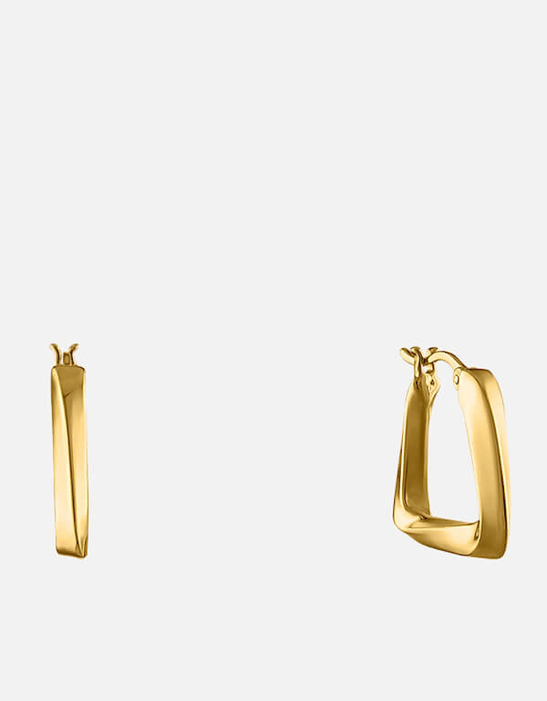 The Smil 18 Karat Gold Plated Hoop Earrings, 2 of 1