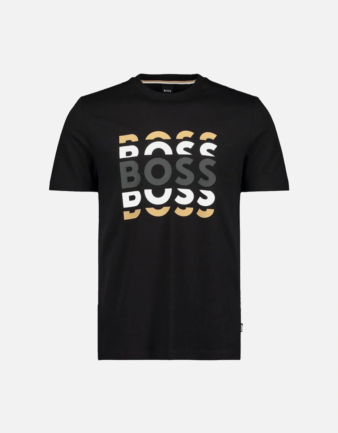 BOSS logo-print t-shirt black, 2 of 1