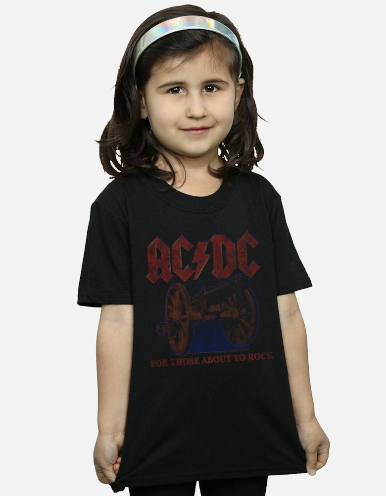 Girls For Those About To Rock Canon Cotton T-Shirt