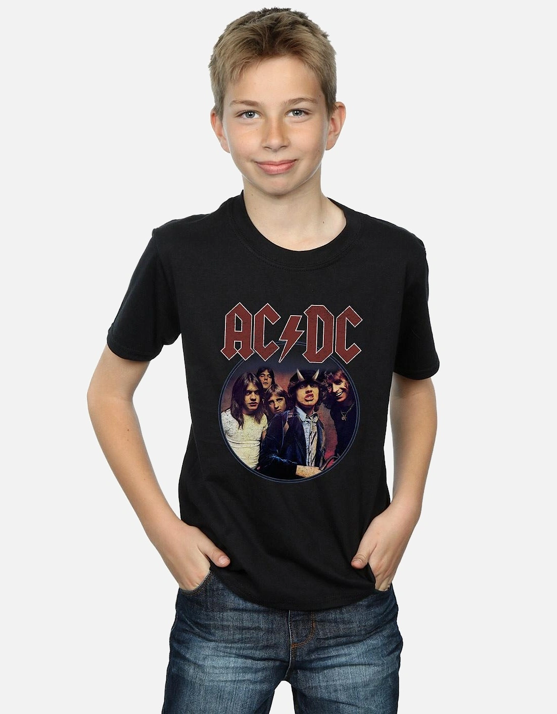 Boys Highway To Hell Circle T-Shirt