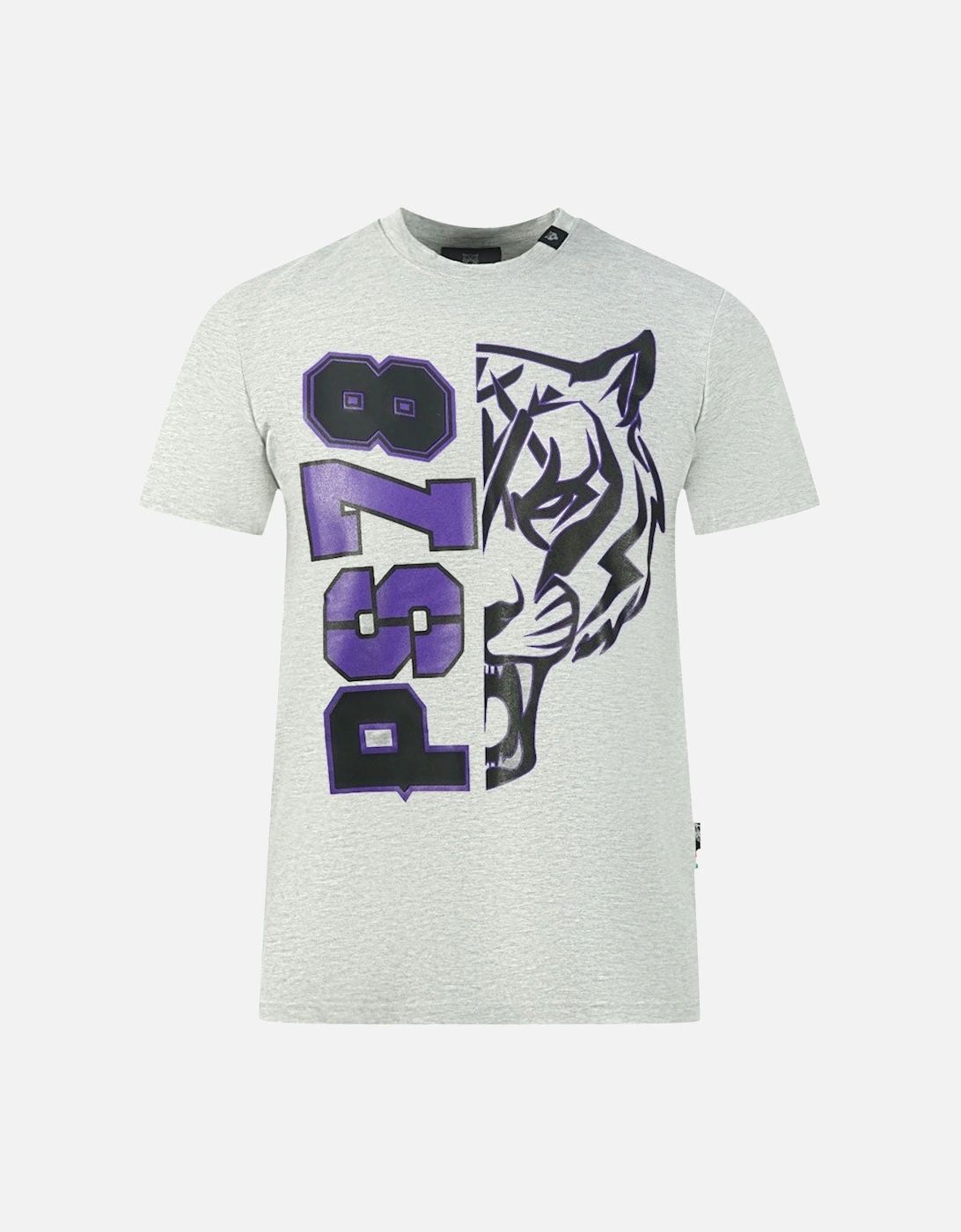 Plein Sport PS78 Logo Grey T-Shirt, 3 of 2