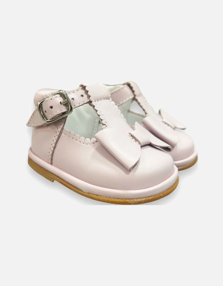 Pink Leather Sabina Shoes