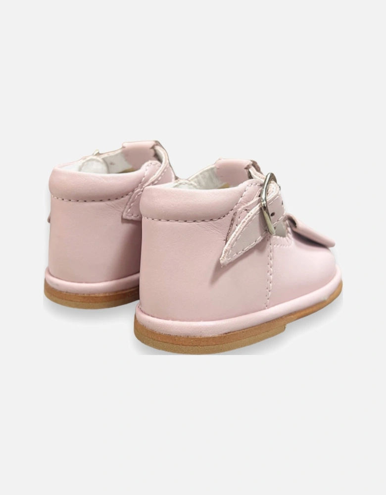 Pink Leather Sabina Shoes