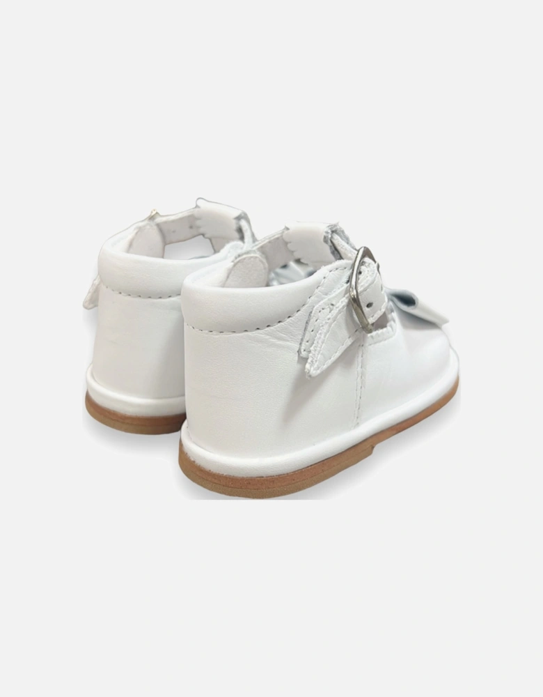 White Leather Sabina Shoes