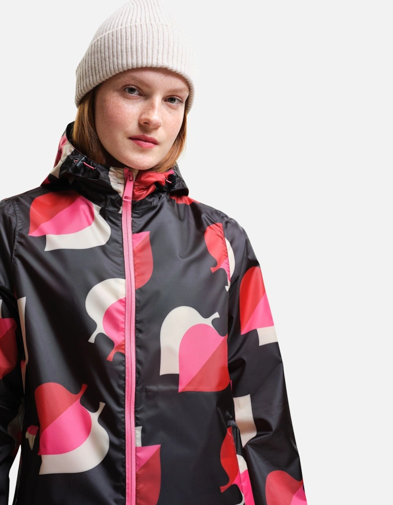 Womens/Ladies Orla Kiely Pack-It Leaves Waterproof Jacket