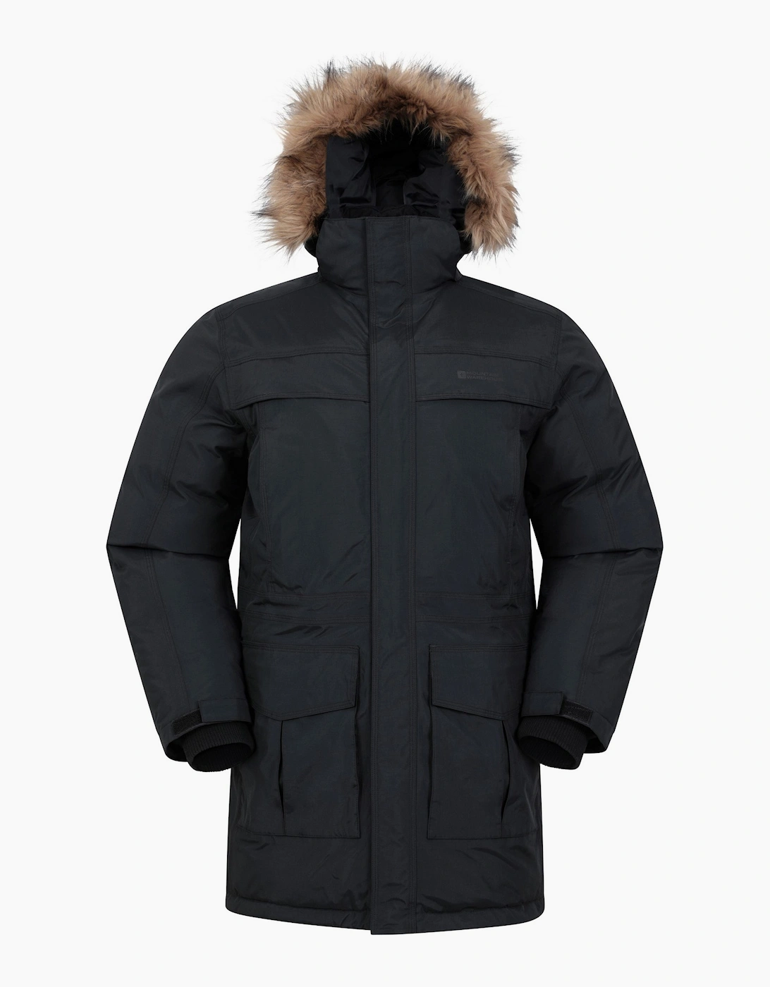Mountain Warehouse Men's Grey Antarctic Extreme Waterproof Down Jacket  Regular/32 Xxs
