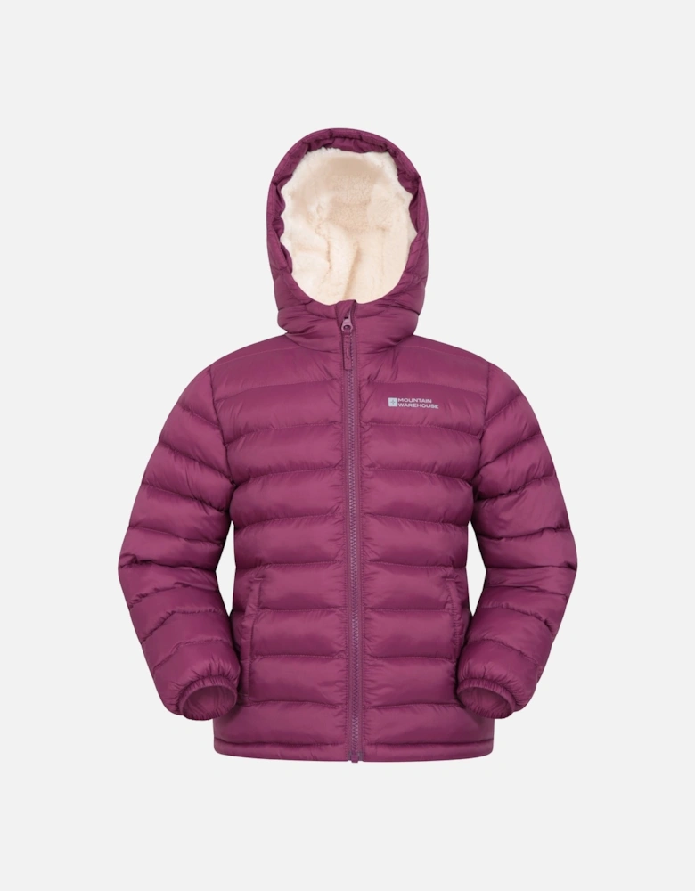 Childrens/Kids Seasons Faux Fur Lined Padded Jacket