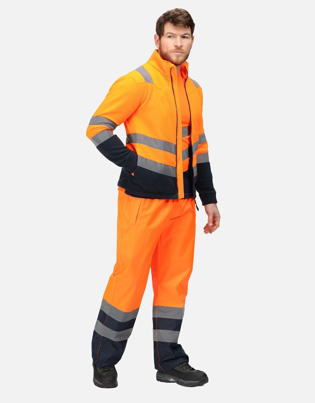 Mens Pro 250 Hi-Vis Fleece Jacket