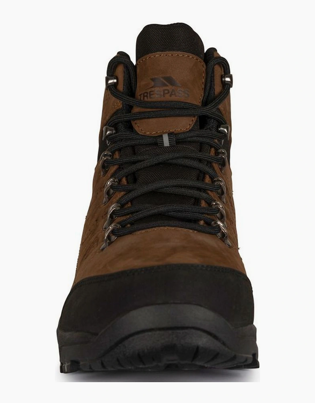 Men's Trespass Mens Corrie Leather Hiking Boots - Tan - Size: 9 uk