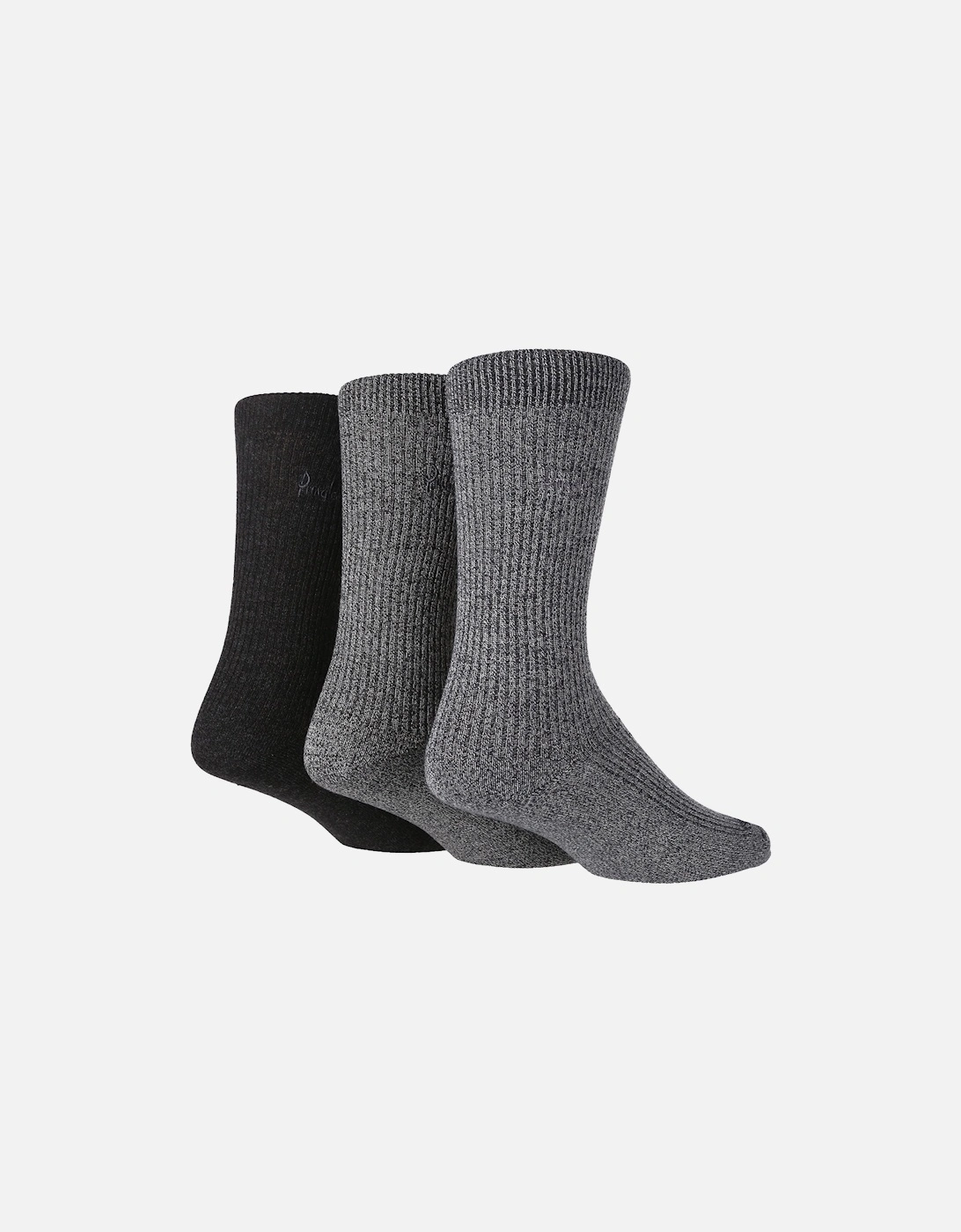 3 PAIR MENS BAMBOO LEISURE SOCKS, 2 of 1