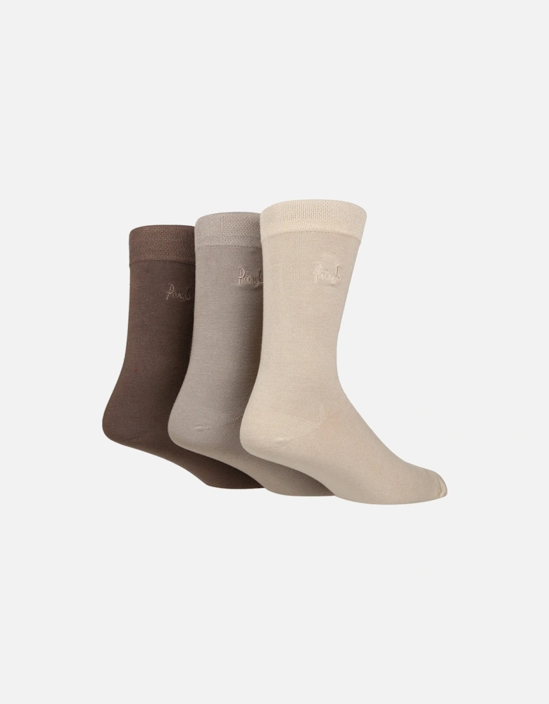 3 PAIR MENS BAMBOO GENTLE GRIP SOCKS