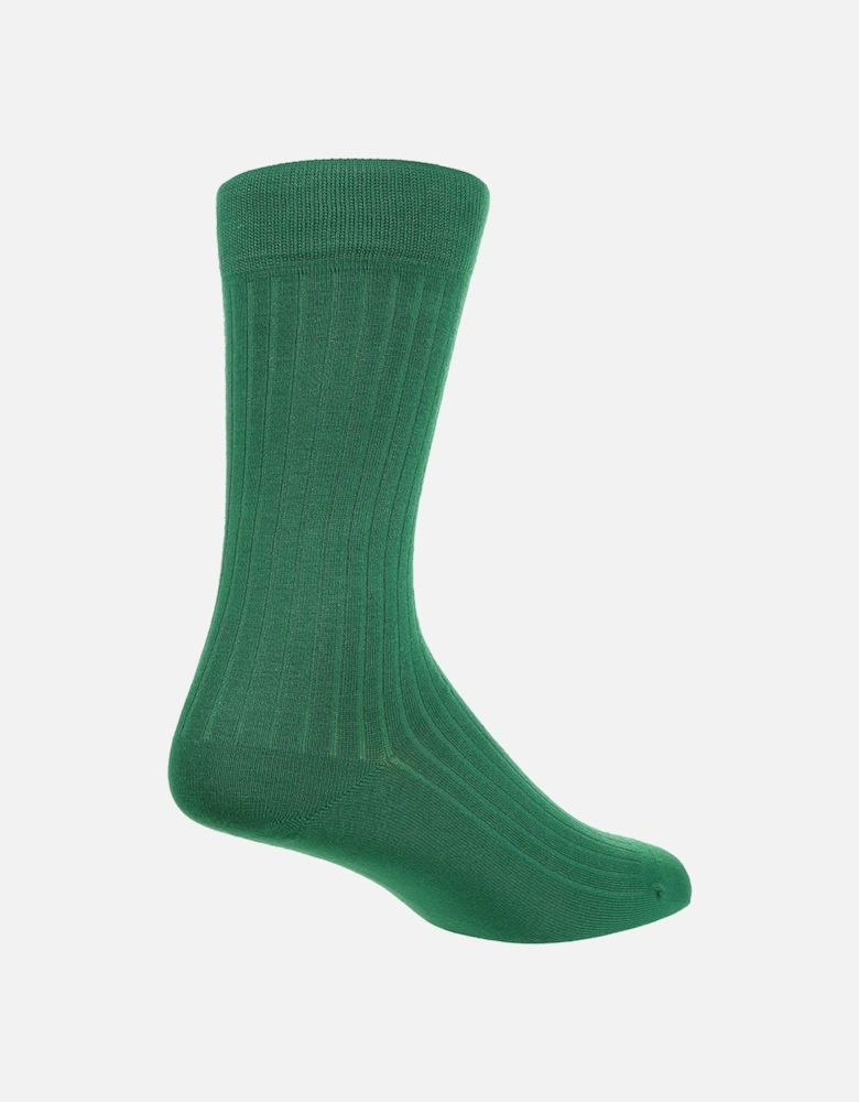 1 PAIR SOCKSHOP OF LONDON MENS BAMBOO RIBBED SOCKS