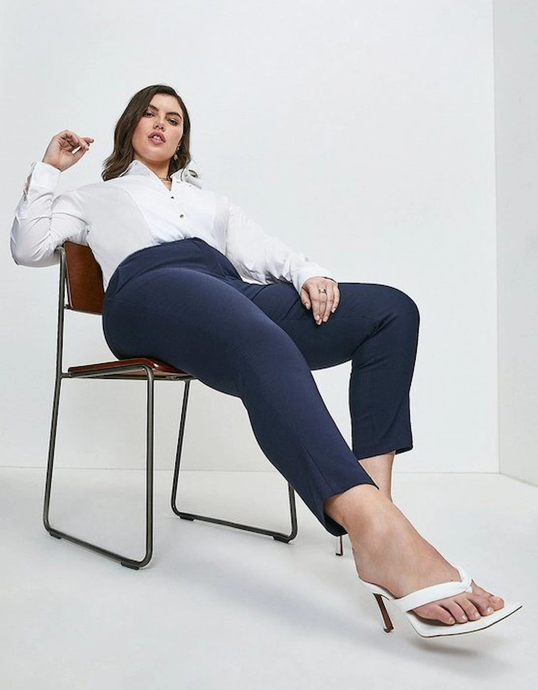 Plus Size Essential Techno Woven Trouser, 2 of 1